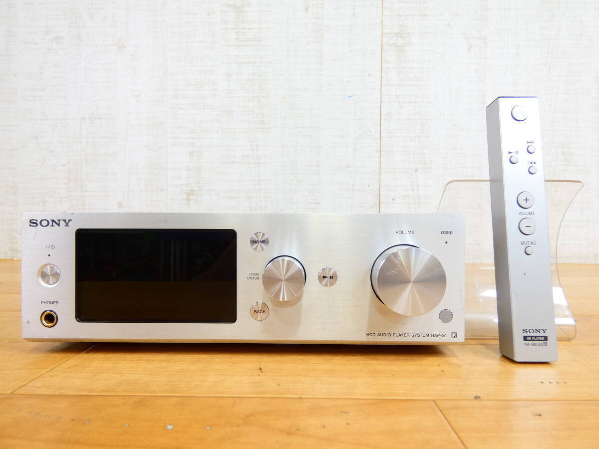 (E-32) SONY ソニー HAP-S1 ハイレゾ対応 HDDオーディオプレーヤー 音響機器 オーディオ ※リモコン付属 @80 (3)