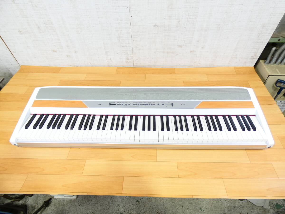 【S) ジャンク!KORG 電子ピアノ SP-250★コルグ/電源コード欠品/07年製鍵盤楽器＠200（7）】