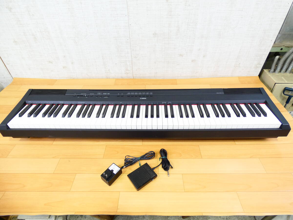 【S) USED!YAMAHA 電子ピアノ P-115B★ヤマハ/アダプター付き/15年製/鍵盤楽器＠200（7）】