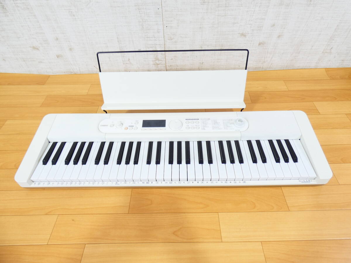 【USED!Casio 光ナビゲーションキーボード LK-526★カシオ/アダプター欠品/22年製＠140（7）】