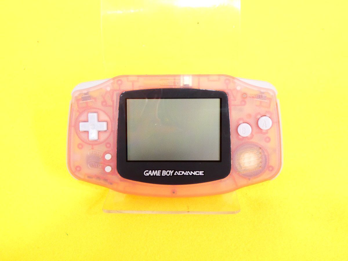 ★ (A-41) 任天堂 GAMEBOY ADVANCE ゲームボーイアドバンス AGB-001 ミルキーピンク ゲーム機器※現状渡し @送料600円(6)