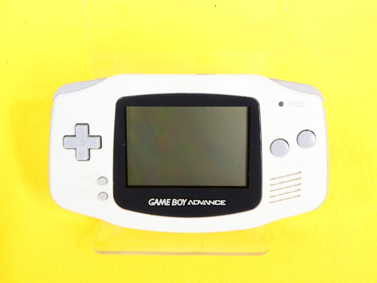 ★ (A-40) 任天堂 GAMEBOY ADVANCE ゲームボーイアドバンス AGB-001 ホワイト ゲーム機器※現状渡し @送料600円(6)