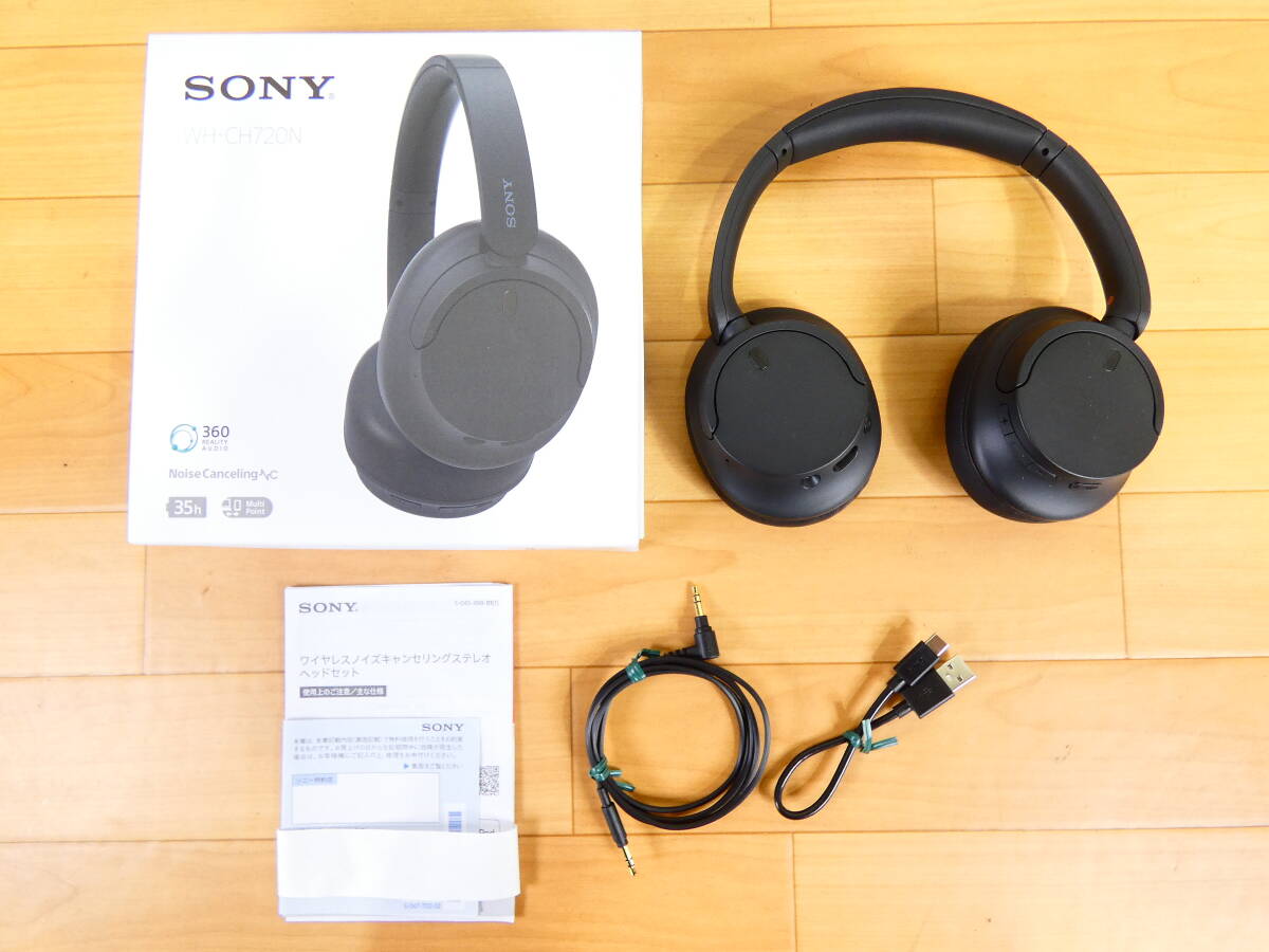 S) SONY ソニー WH-CH720N ワイヤレスヘッドホン 音響機器 オーディオ @60 (8)