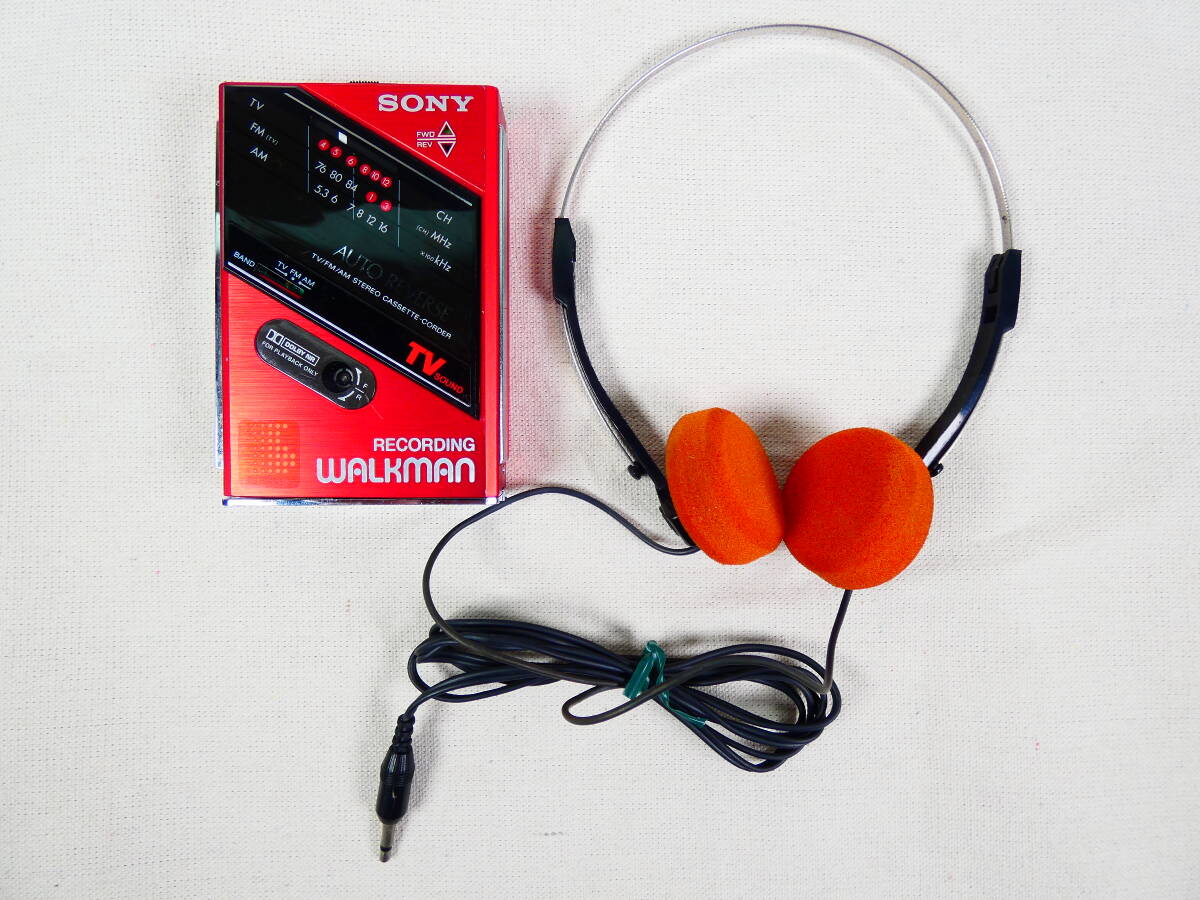 SONY ソニー WALKMAN ウォークマン WM-F202 ポータブルカセットプレーヤー 音響機器 オーディオ ※ジャンク/動作未確認 @送料600円 (8)
