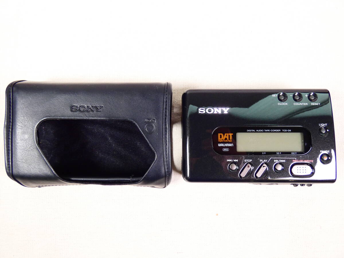 S) SONY ソニー DAT Walkman ウォークマン TCD-D8 ポータブルDATレコーダー 音響機器 オーディオ ※現状渡し/録再可！ @60 (8)
