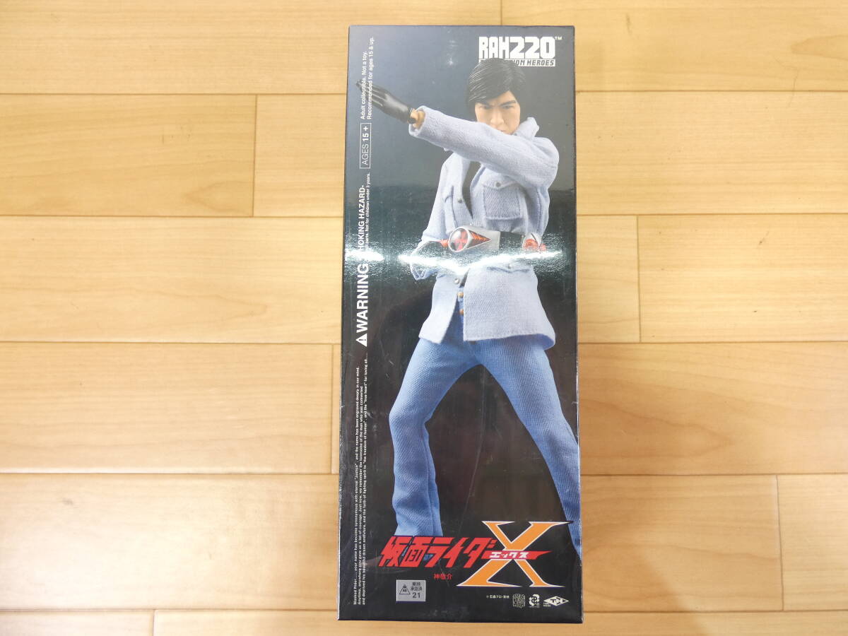 長期保管品【MEDICOM TOY】RAH220 仮面ライダーX 神敬介★メディコムトイ/リアルアクションヒーローズ/石森プロ/未開封/状態考慮@80(7)