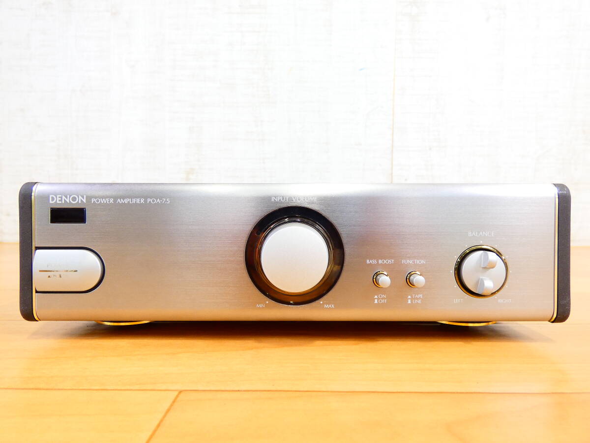 S) DENON デノン POA-7.5 パワーアンプ 音響機器 オーディオ @80 (8)