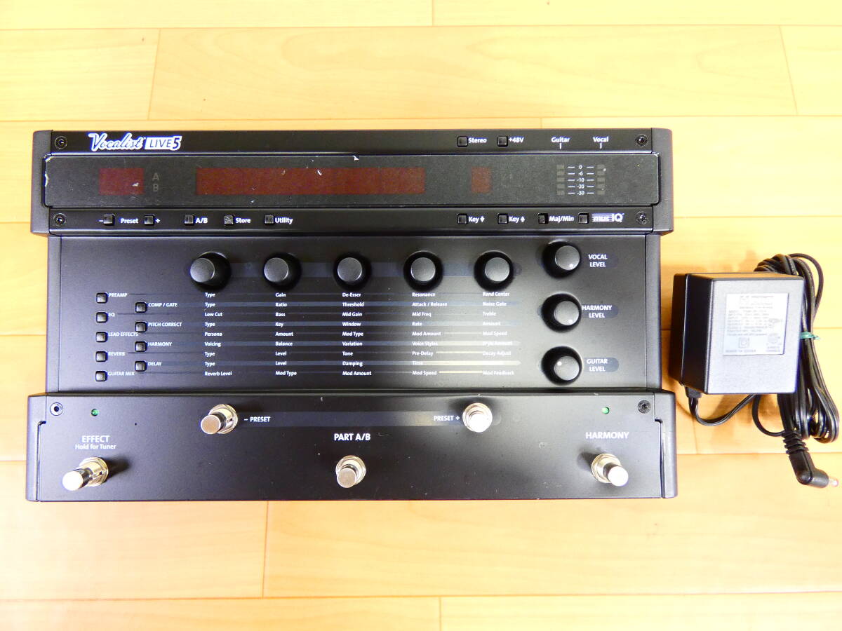 S) DigiTech デジテック Vocalist Live 5 ボーカル用エフェクター 音響機器 機材 ※現状渡し/動作可！ @80 (8)