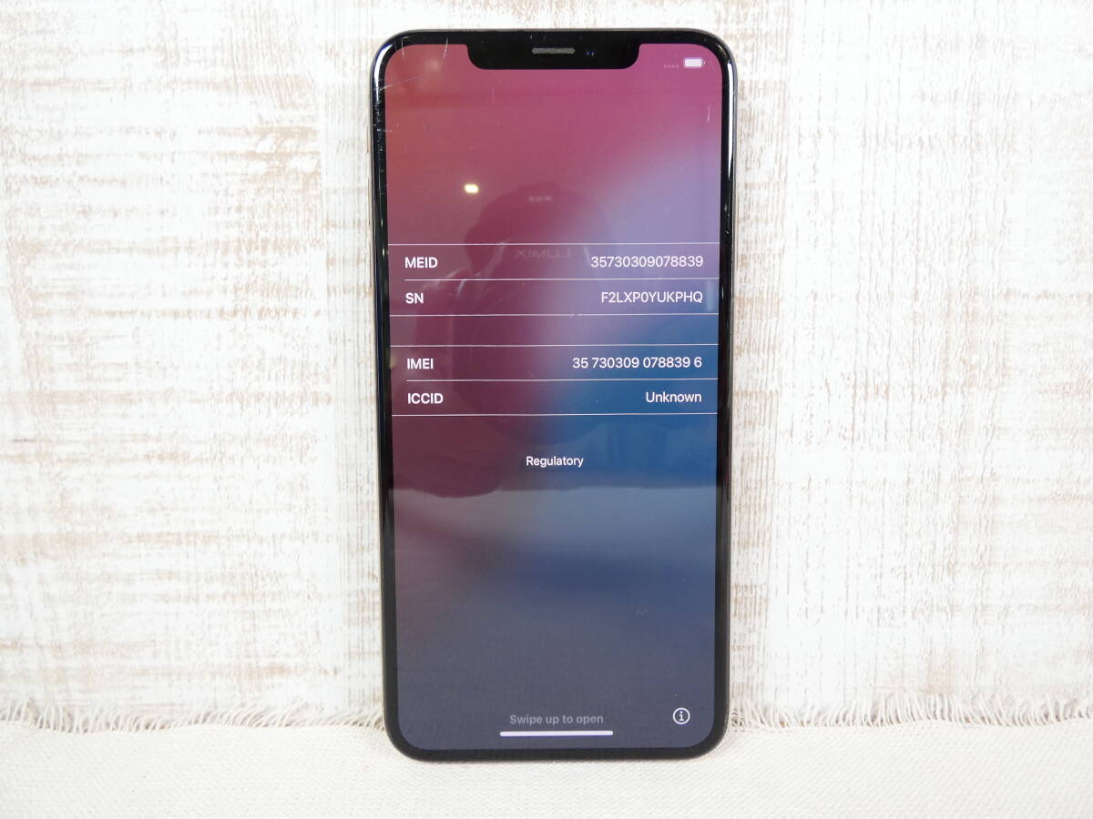 Apple iPhoneXS Max | A2102 スマートフォン 利用制限〇 UQ ※ジャンク @送料600円 (8)