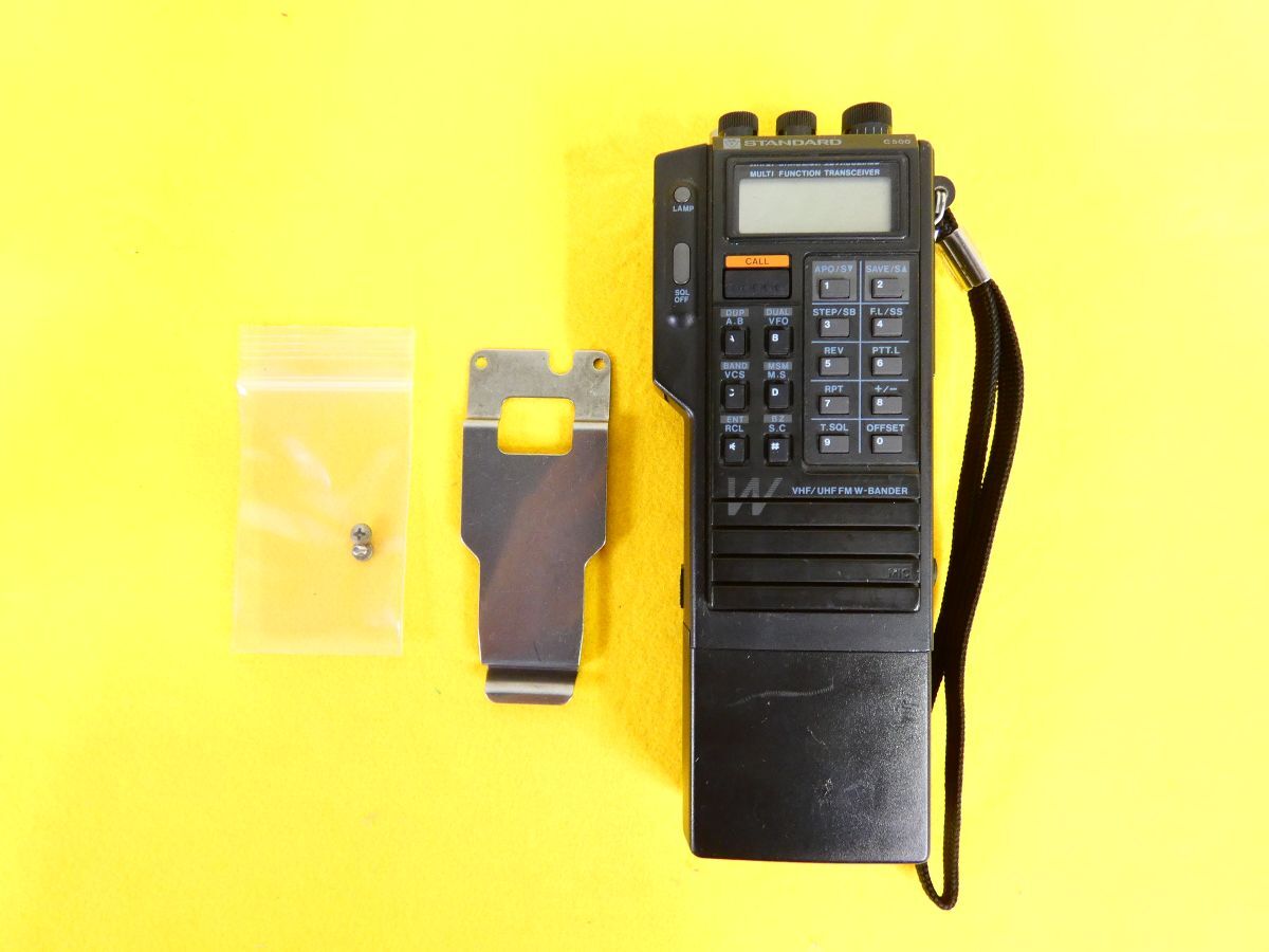 (Tk-16) STANDARD スタンダード C500 144/430MHZ FM ハンディ トランシーバー アマチュア無線 ※通電OK 動作未確認＠送料600円(7)