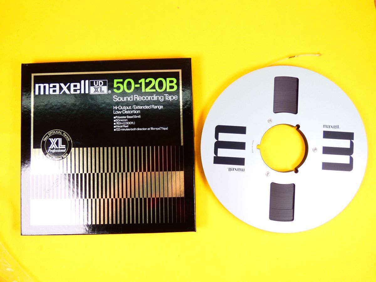 (RT-6) maxell マクセル UD XL 50-120B 10号 メタルリール オープンリールテープ @80(7)