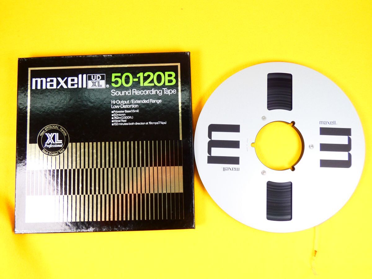 (RT-5) maxell マクセル UD XL 50-120B 10号 メタルリール オープンリールテープ @80(7)