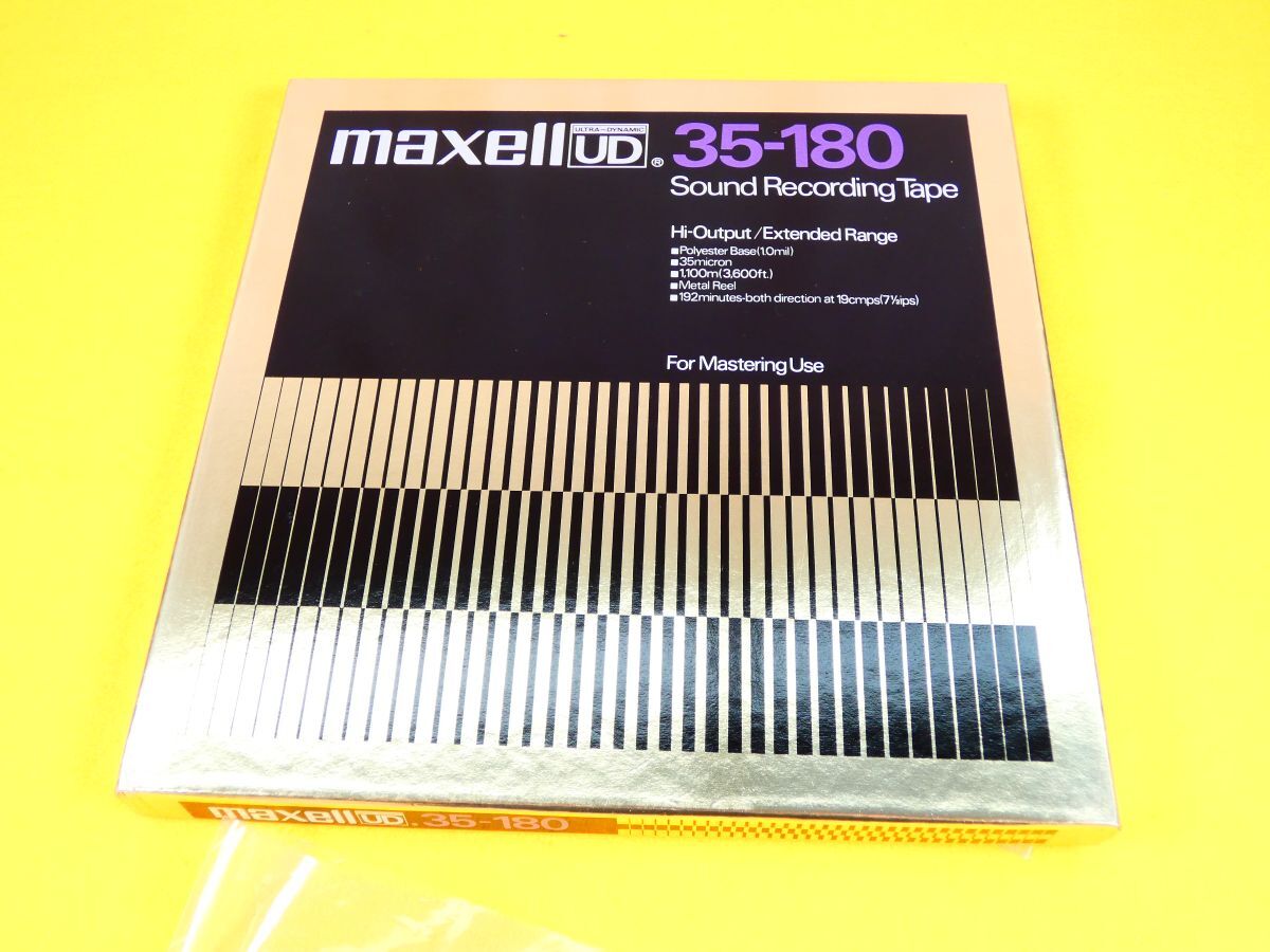 (RT-4) maxell マクセル UD 35-180 10号 メタルリール オープンリールテープ @80(7)