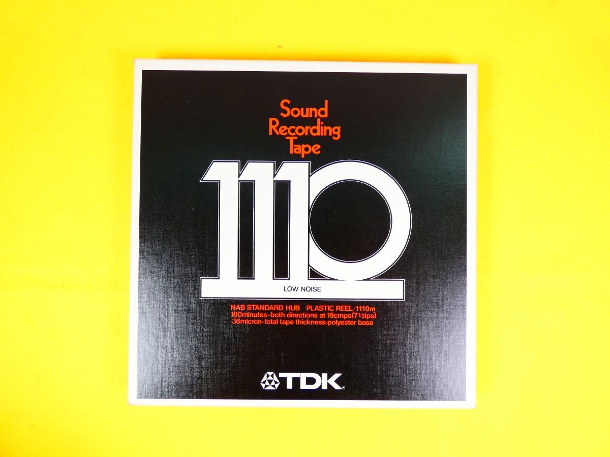 (RT-3) TDK T-1110 10号 オープンリールテープ @80(7)