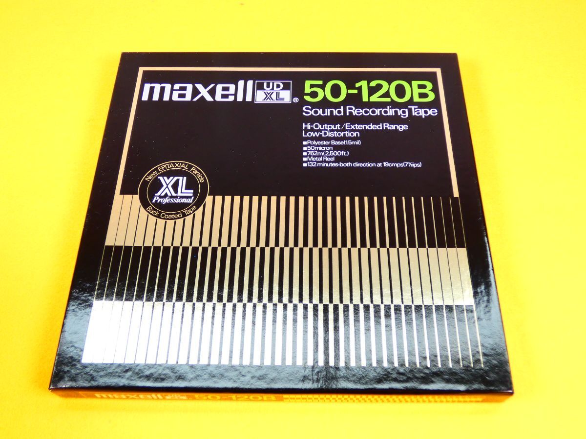 (RT-2) maxell マクセル UD XL 50-120B 10号 メタルリール オープンリールテープ @80(7)