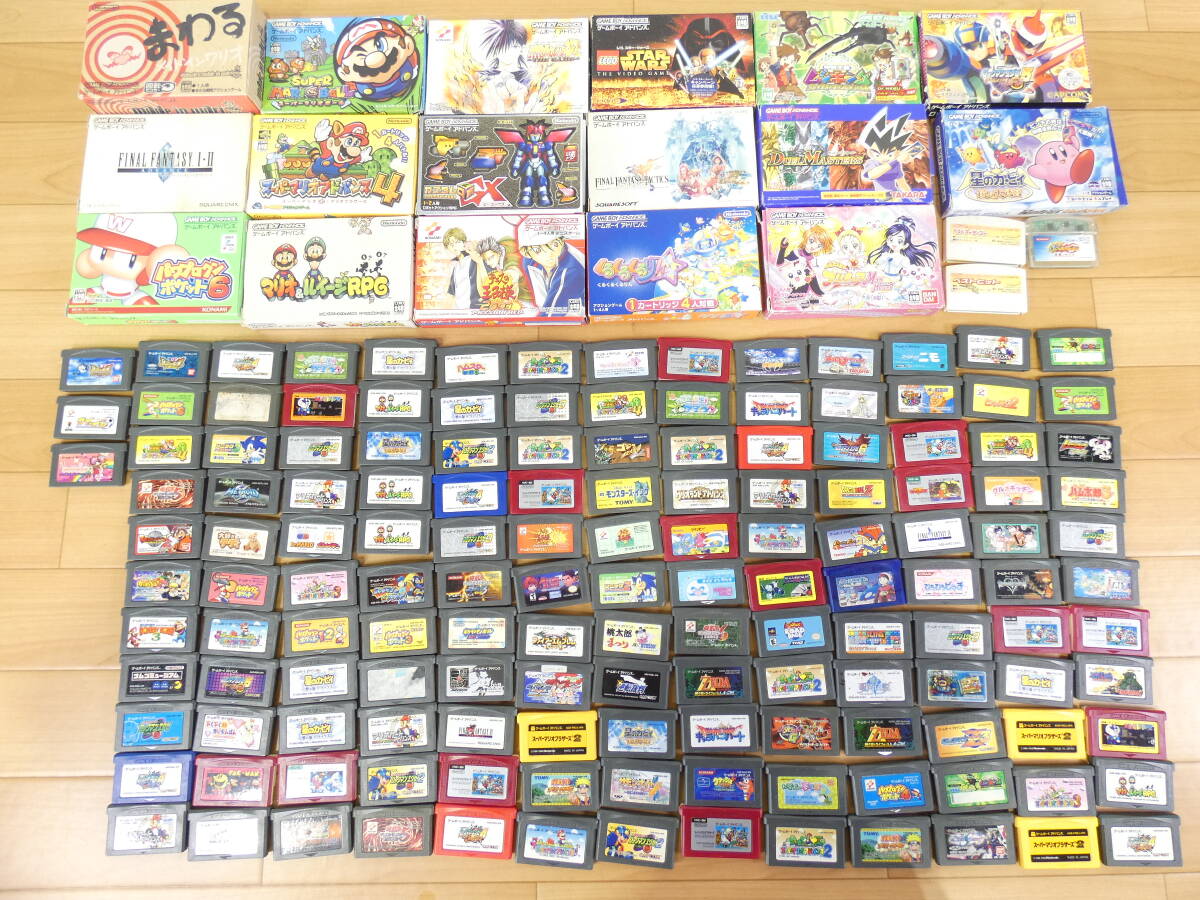 GAME BOY ADVANCE/ゲームボーイアドバンス ソフト166点まとめ売り※現状渡し/動作未確認@80(8)