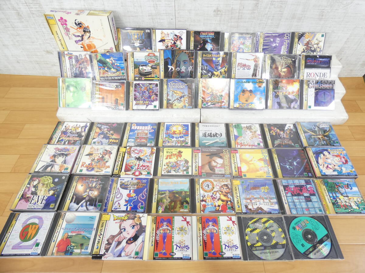SEGA SATURN/セガサターン ソフト54点まとめ売り※現状渡し/動作未確認@100(8)