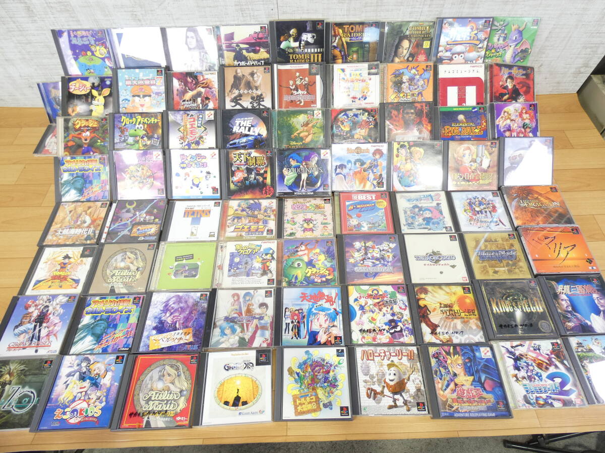 Play station プレーステーション ソフト74点まとめ売り※現状渡し/動作未確認@100(8)