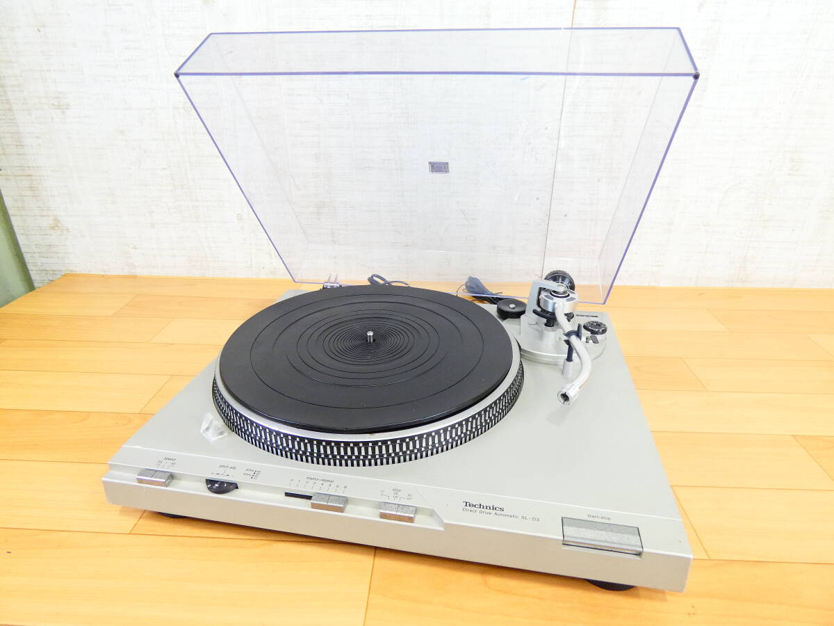 Technics テクニクス SL-D3 ターンテーブル レコードプレーヤー 音響機器 オーディオ ※現状渡し/動作可！ @120 (8)