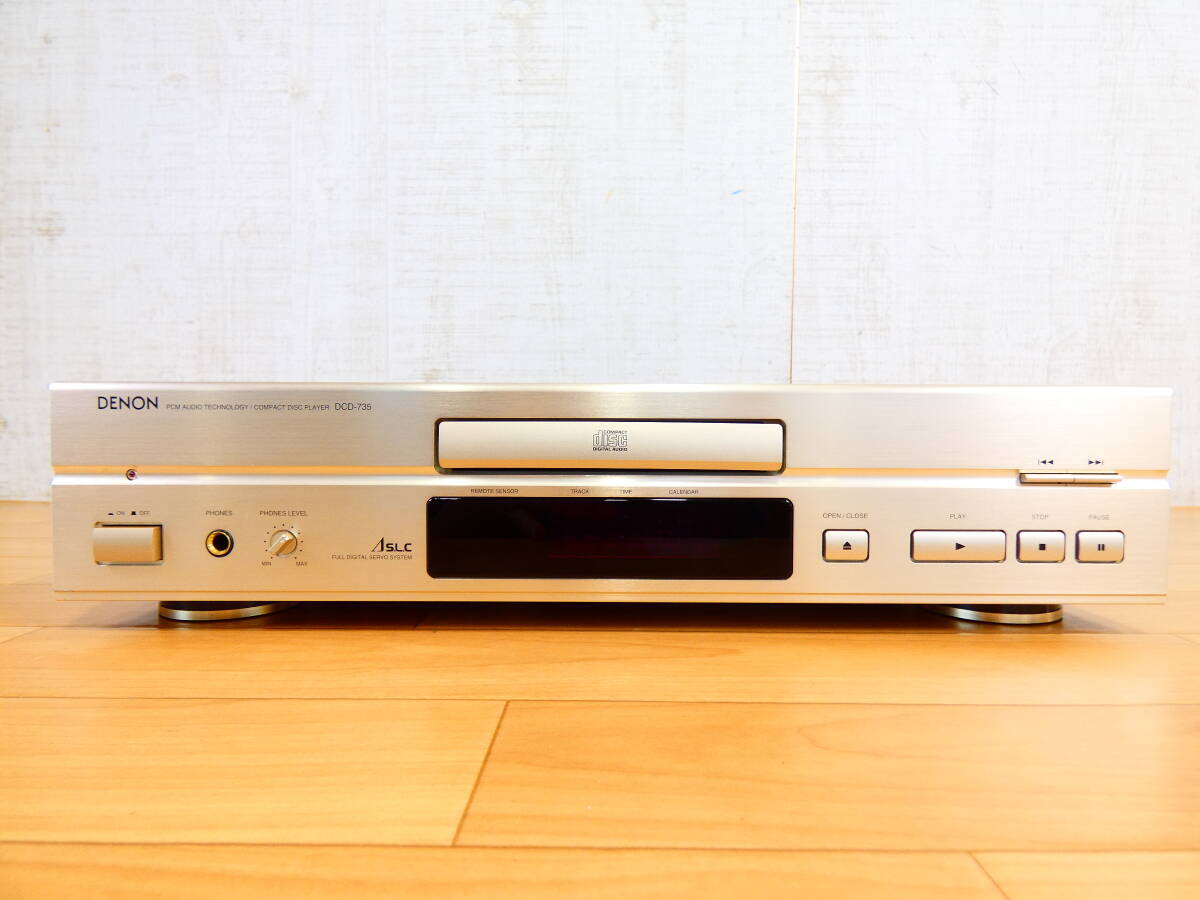 S) DENON デノン DCD-735 CDプレーヤー 音響機器 オーディオ @100 (8)