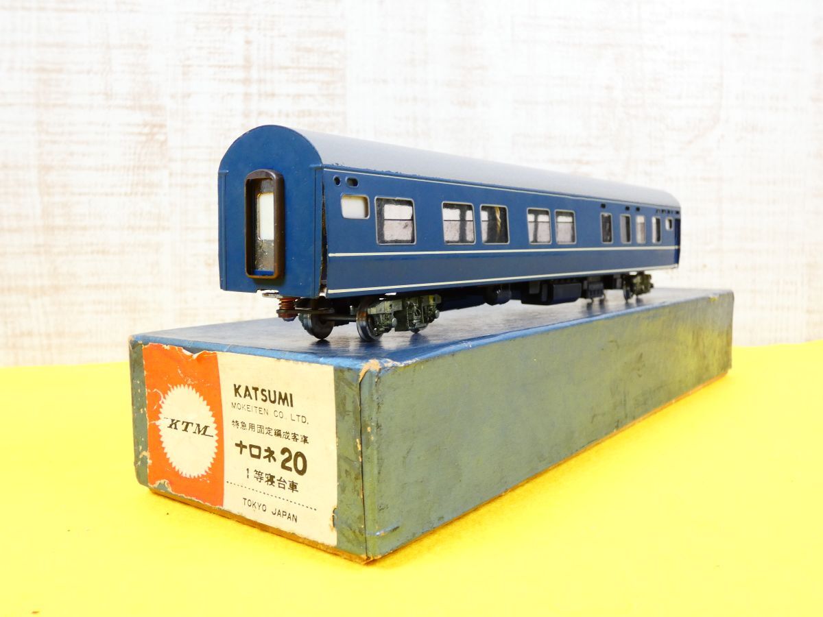 (A-16) KTM カツミ ナロネ20 特急用固定編成客車 1等寝台車 HOゲージ 鉄道模型 ※動作未確認＠60(7)