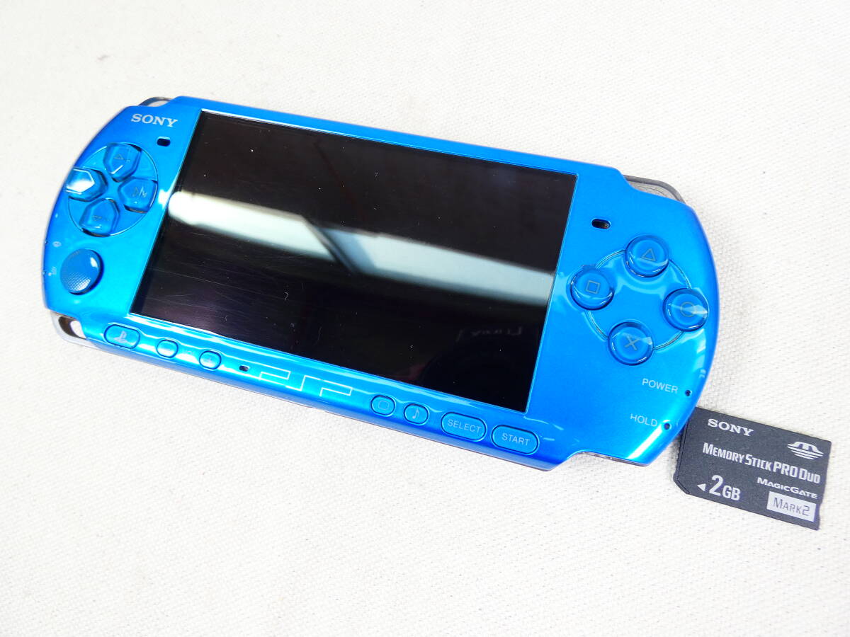 (PSP-1) SONY ソニー Playstation Portable プレイステーション・ポータブル PSP-3000 ゲーム機器 ※現状渡し/動作OK！ @送料600円 (8)