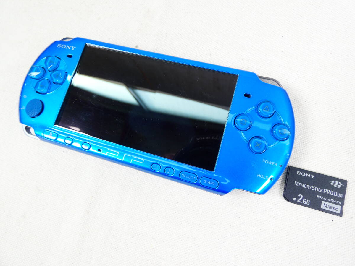 (PSP-5) SONY ソニー Playstation Portable プレイステーション・ポータブル PSP-3000 ゲーム機器 ※現状渡し/動作OK！ @送料600円 (8)
