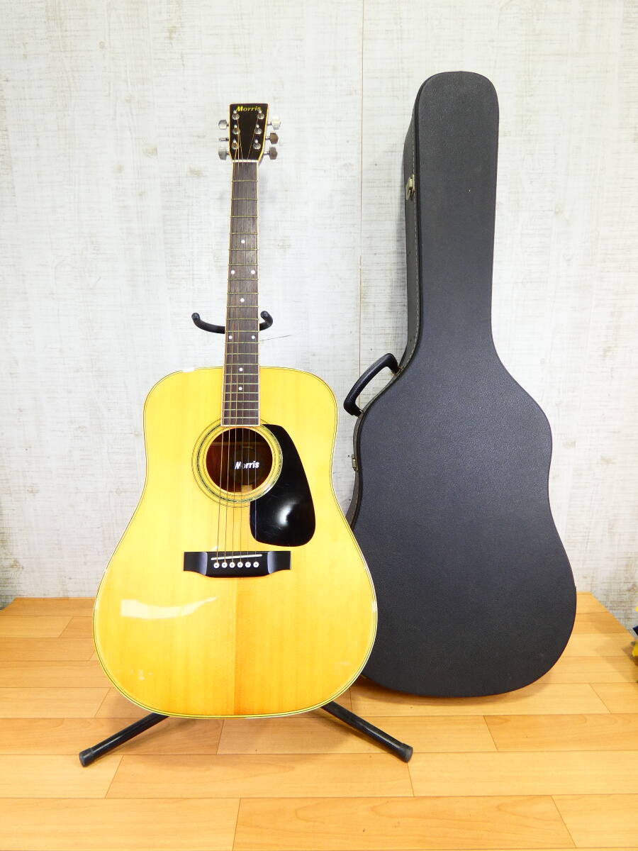 【S) USED!Morris アコースティックギター MD-510★モーリス/アコギ/ケース付き＠180（7）】