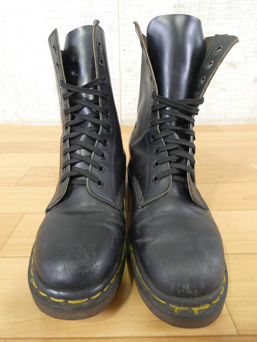 英国製【Dr.martens】10HALL BOOTS★サイズ不明 ドクターマーチン/10ホール/定番/PUNK/Oi/HARDCORE/イングランド製@80