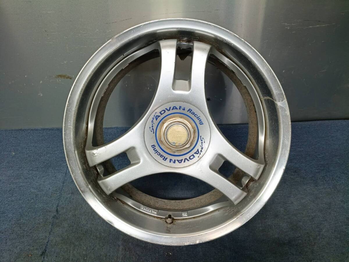 ★希少品★ ヨコハマSuper ADVAN RACING 17×8J +35 5H-114.3 1本 シルビア・スカイライン等