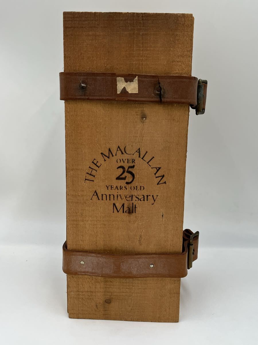The MACALLAN マッカラン 25年 Anniversary Malt 750ml 木箱付 オールドボトル シングルモルト ウイスキー 未開栓 コレクション