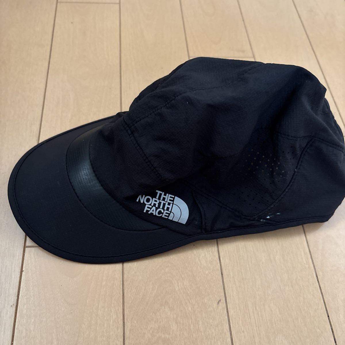 ☆ ノースフェイス　ランニングキャップ　 THE NORTH FACE ブラック　Mサイズ