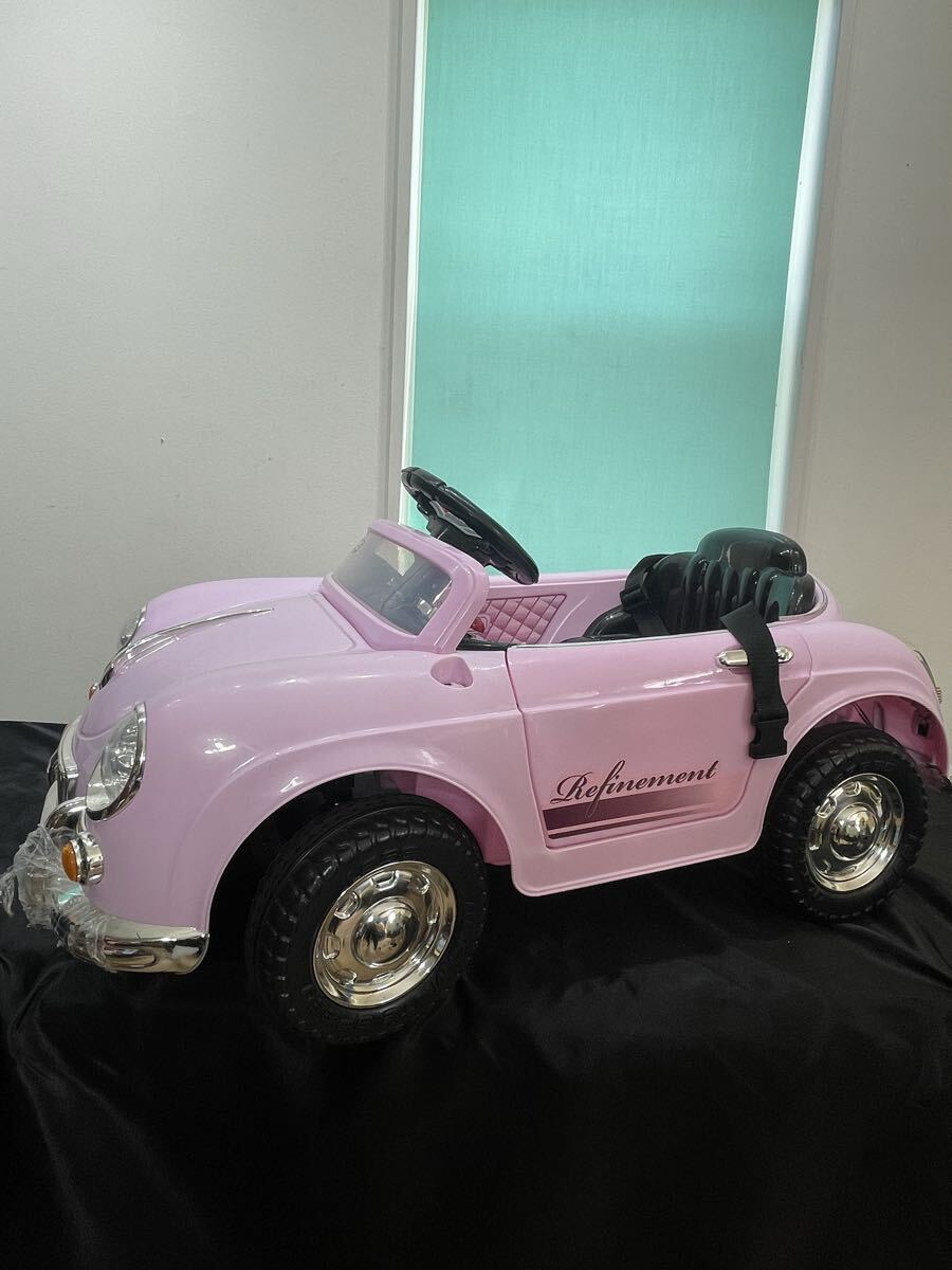 200 8.4.6 コンセント欠品　電動乗用ラジコンカー ドイツオールドタイプ B.802 ピンク クラシックカー 結婚式 リングボーイ リングガール