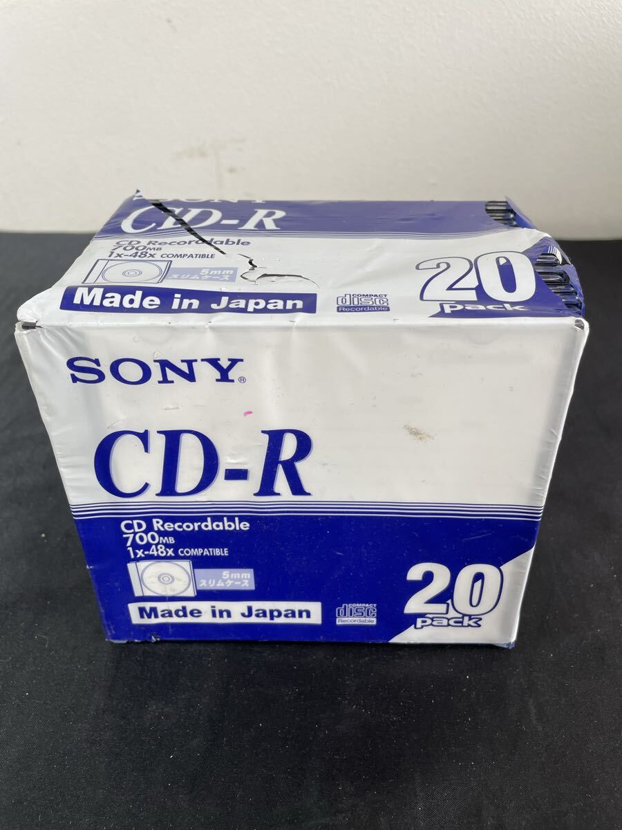 60 8、ぐ　お85 No.2 未使用　SONY CD-R 20Pack CD Recordable700MB1x-48x