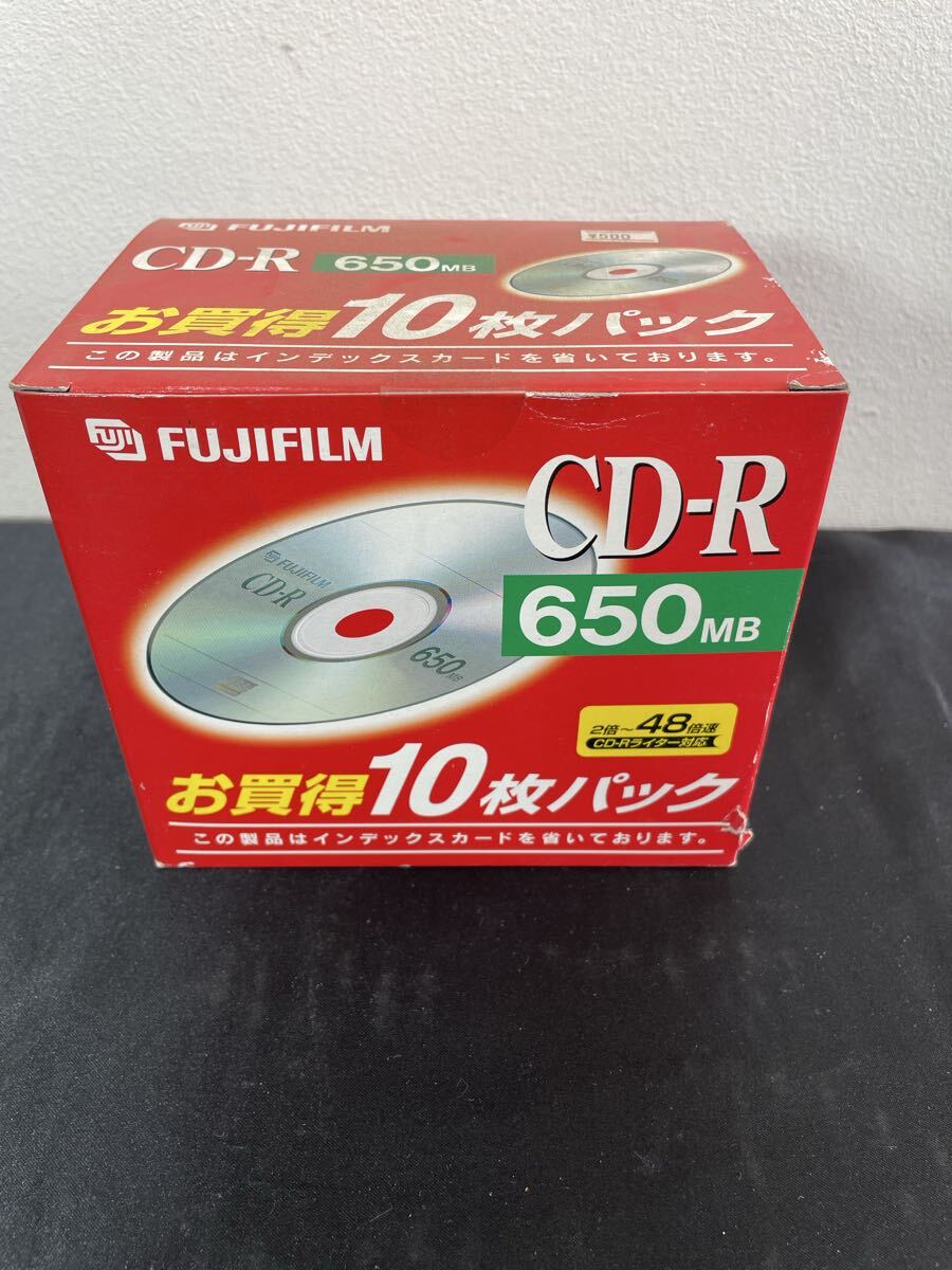 60 8.ぐ　お85 FUJIFILM CD-R 650MB 10枚パック CD-R