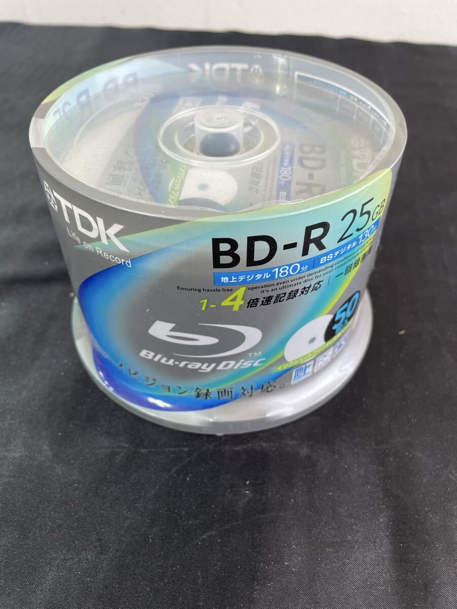 60 8/ぐ　お85 TDK製の録画用ブルーレイディスク「BD-R 25GB 50枚スピンドル（