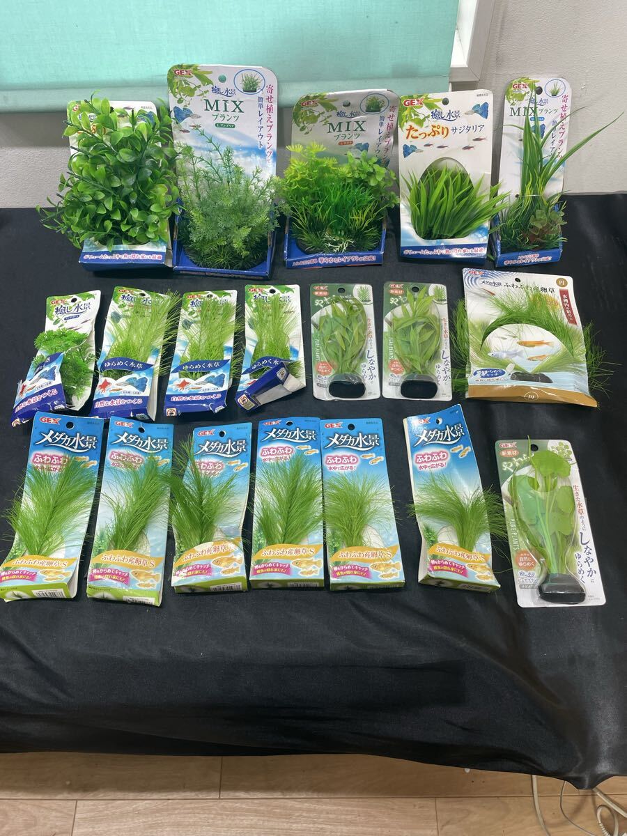 100 8.11.23 No.15 約19点　店舗引き上げ品　未使用　GEX 水草系まとめ