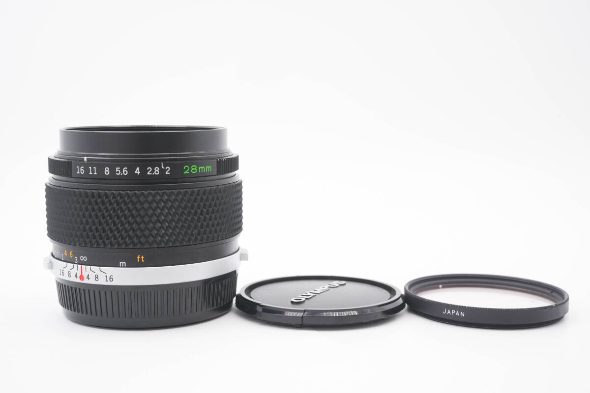 [並品] 後期型 OLYMPUS OM-SYSTEM ZUIKO AUTO-W 28mm F2 オリンパス 単焦点レンズ