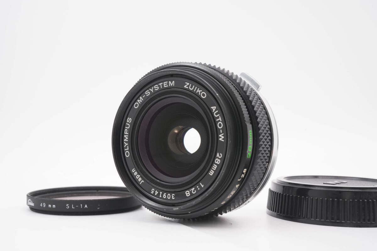 [現状品] 後期型 OLYMPUS OM-SYSTEM ZUIKO AUTO-W 28mm F2.8 オリンパス 単焦点レンズ