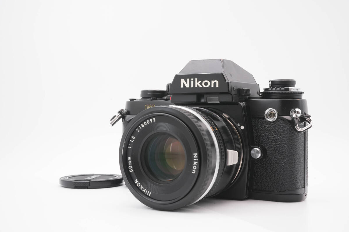 [現状品] Nikon F3 + Nikon NIKKOR Ais 50mm f/1.8 NIKKOR フィルムカメラ パンケーキレンズ MFレンズ ニコン