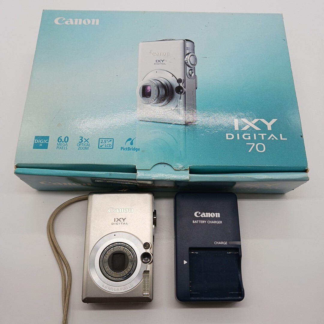 マ Canon IXY デジタルカメラ DIGITAL70 動作未確認 is0724