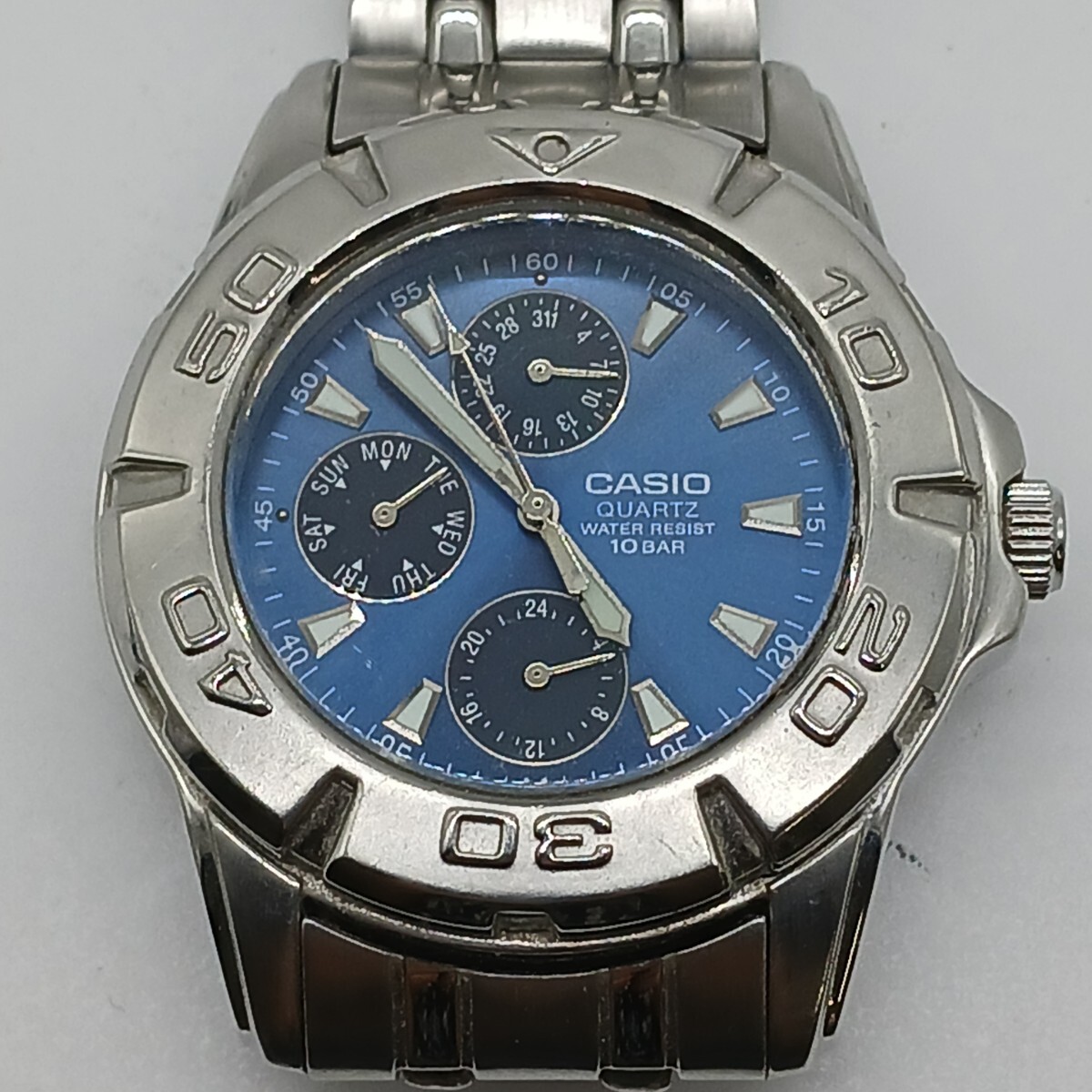 マ CASIO MTD-1047 クォーツ 腕時計 動作未確認 is0717