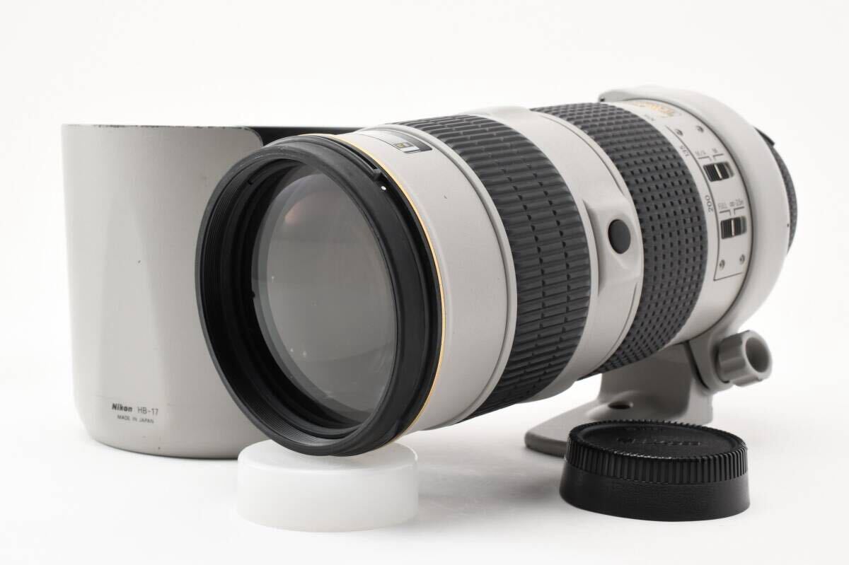 【外観美品・動作品】Nikon AF-S 80-200mm F2.8 D　ライトグレー　No.1455
