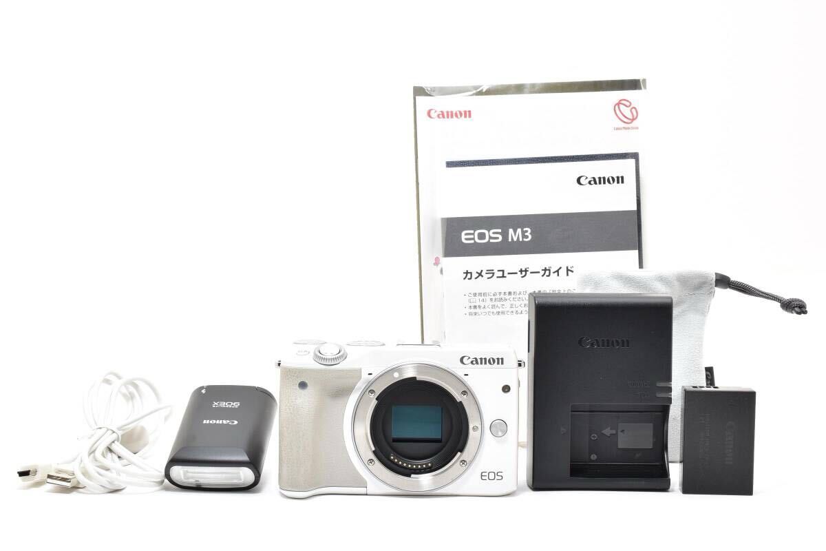 【動作品】Canon　EOS　M3 ボディ充電器・バッテリー付き　No.1062