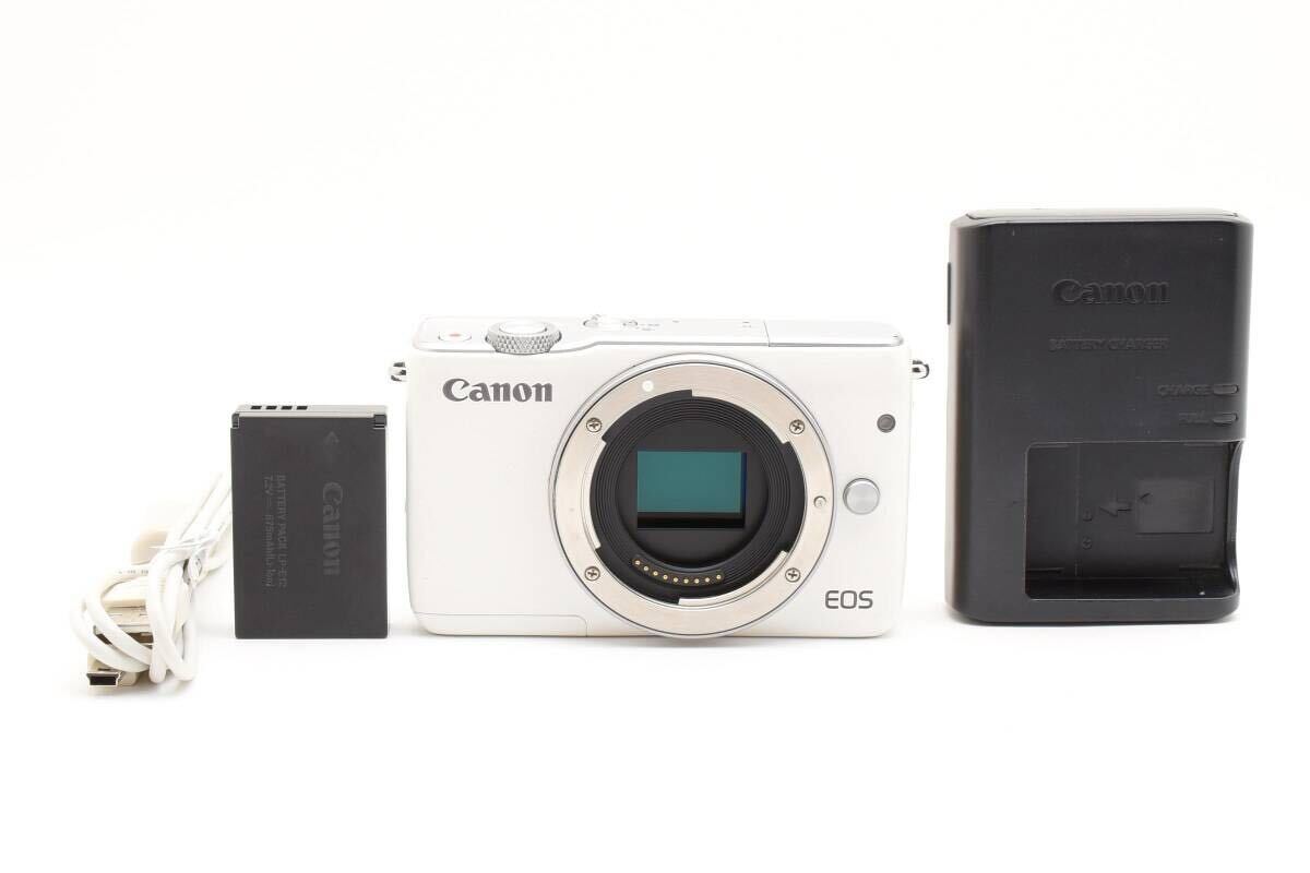 【動作品・光学良好】Canon　EOS　M10　ボディ　ホワイト　No.1369