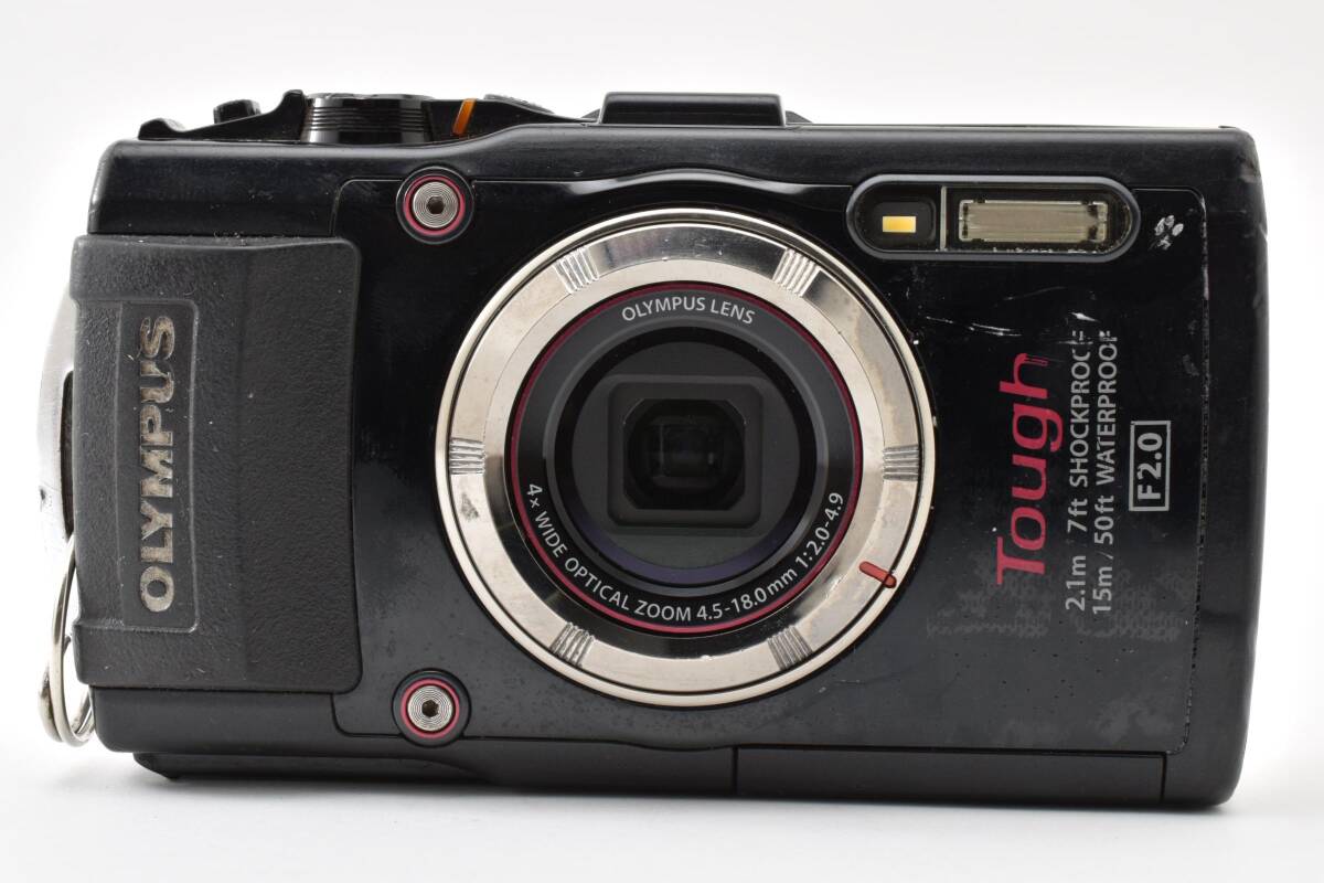 【動作品】OLYMPUS STYLUS TG‐3　ブラック　Tough　No.1519