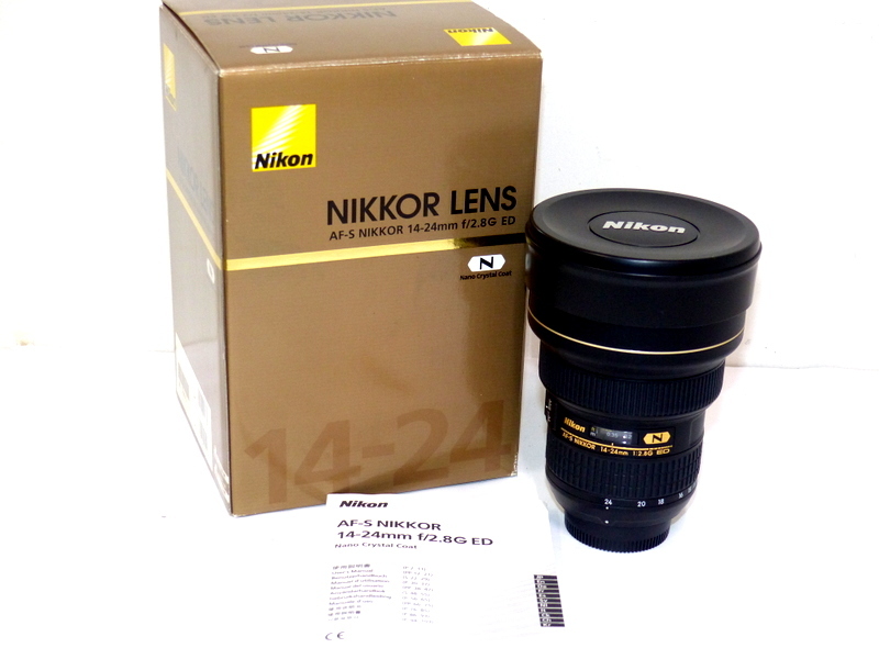 【2929】 Nikon AF-S 14-24mm f 2.8G ED 広角レンズ 