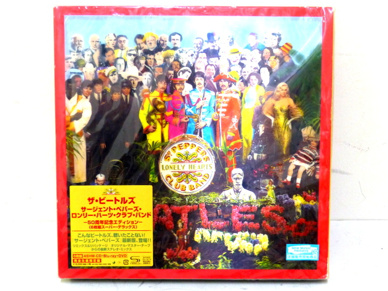 【2946】未開封 ザ・ビートルズ サージェントペパーズロンリーハーツクラブバンド 50周年記念エディション 6枚組スーパーデラックス