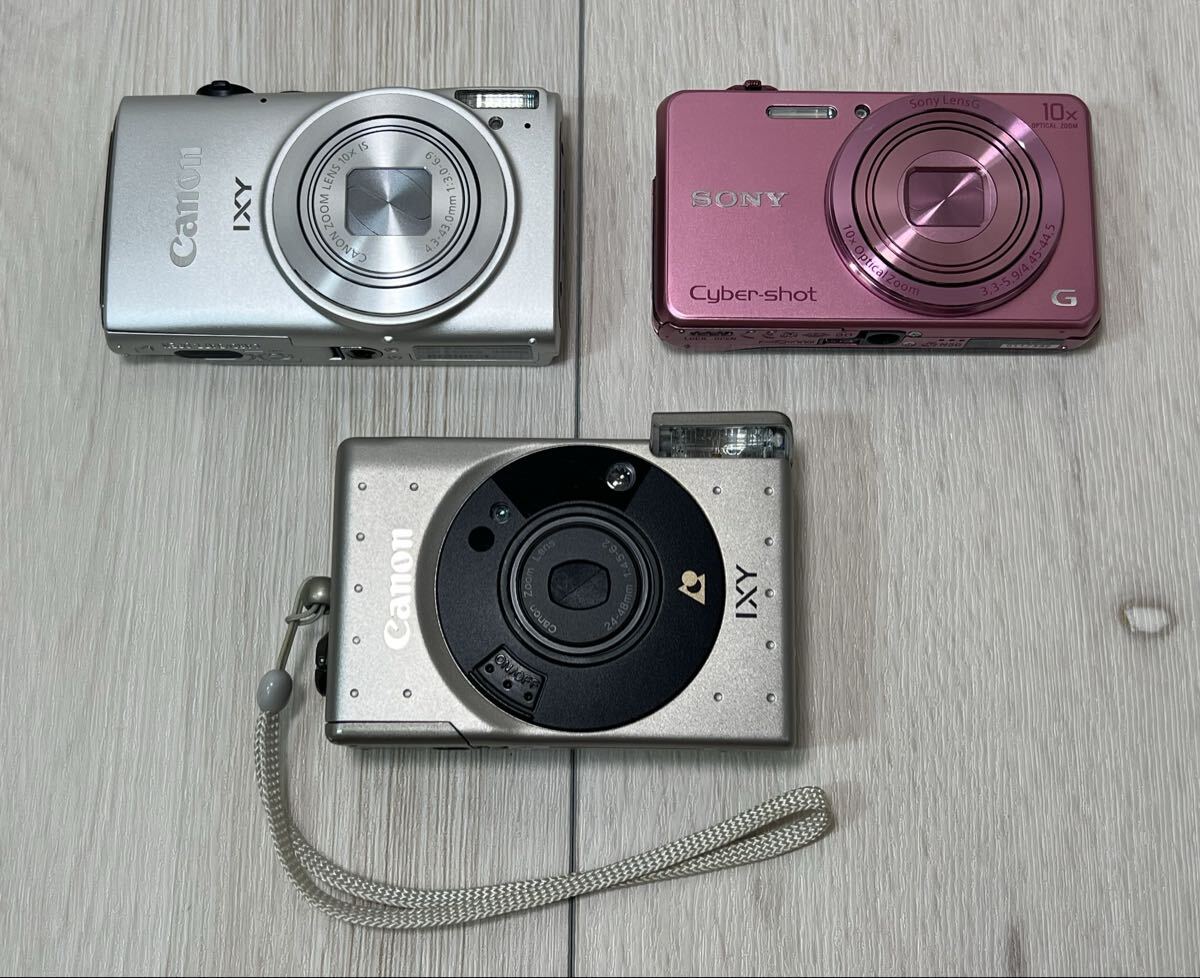 送料無料！！ Canon キャノン IXY / SONY ソニー Chber-shot / デジカメ デジタルカメラ コンパクトデジタルカメラ 3個セット