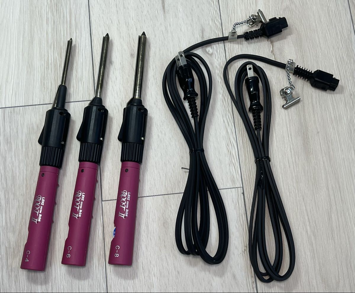 送料無料！！ LENZ SYSTEM IRON ROOTⅡ レンツ システム アイロン C-4 C-6 C-8 3個セット 動作確認済み
